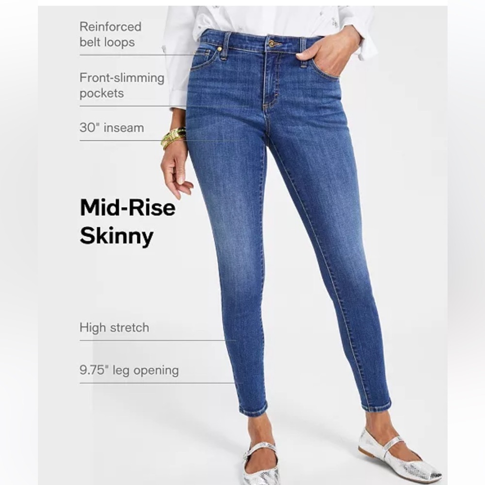 NWT INC Madison Skinny Jeans - Picture 5 of 9